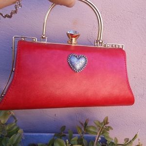 Red Heart Handbag